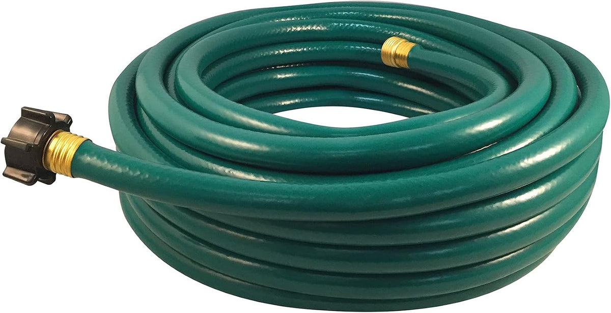 1/2" x 75ft Light Duty Garden Hose – Lightweight, Flexible, Kink-Resistant, Durable Vinyl, Leak-Proof Couplings, Weather-Resistant Water Hose for Lawn, Garden, and Outdoor Use