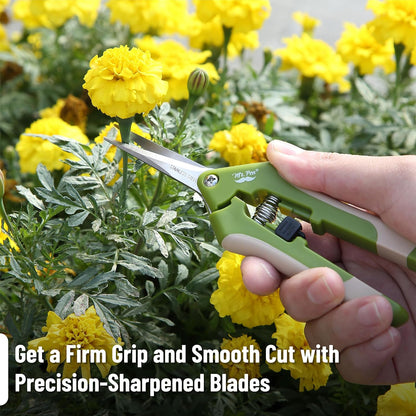 Gardening Scissors, 6.5 Inch, Green