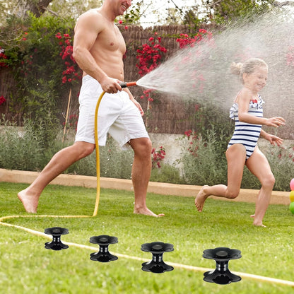 12 Packs 9.84 Inch Garden Hose Guide Stakes, Flower Shaped Plastic Spike Stand Holder with Stake, Heavy Duty Spin Top, Keeps Garden Hose out of Flower Beds, for Plant Protection (Green)