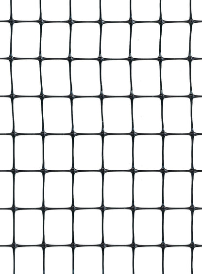 Deer Netting - Heavy Duty, 7ft Netting for Gardens - 7 Ft x 100 Ft - Black Polypropylene