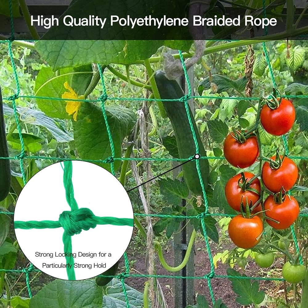 Garden Mesh Netting for Plants, 4 Pack Insect Bird Barrier Netting Mesh with Drawstring, 3.3x4.9 FT Garden Bug Netting Plant Cover for Protect Fruit Tree Vegetable Flowe