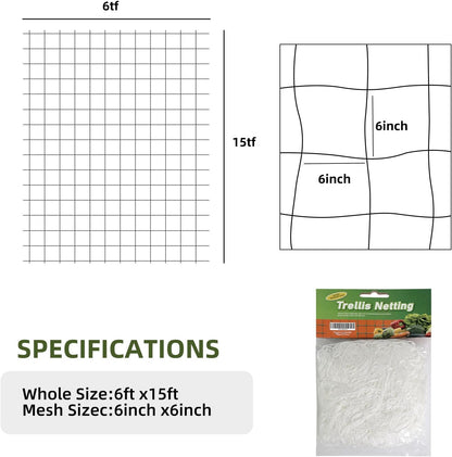 Garden Mesh Netting for Plants, 4 Pack Insect Bird Barrier Netting Mesh with Drawstring, 3.3x4.9 FT Garden Bug Netting Plant Cover for Protect Fruit Tree Vegetable Flowe