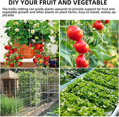 Garden Mesh Netting for Plants, 4 Pack Insect Bird Barrier Netting Mesh with Drawstring, 3.3x4.9 FT Garden Bug Netting Plant Cover for Protect Fruit Tree Vegetable Flowe