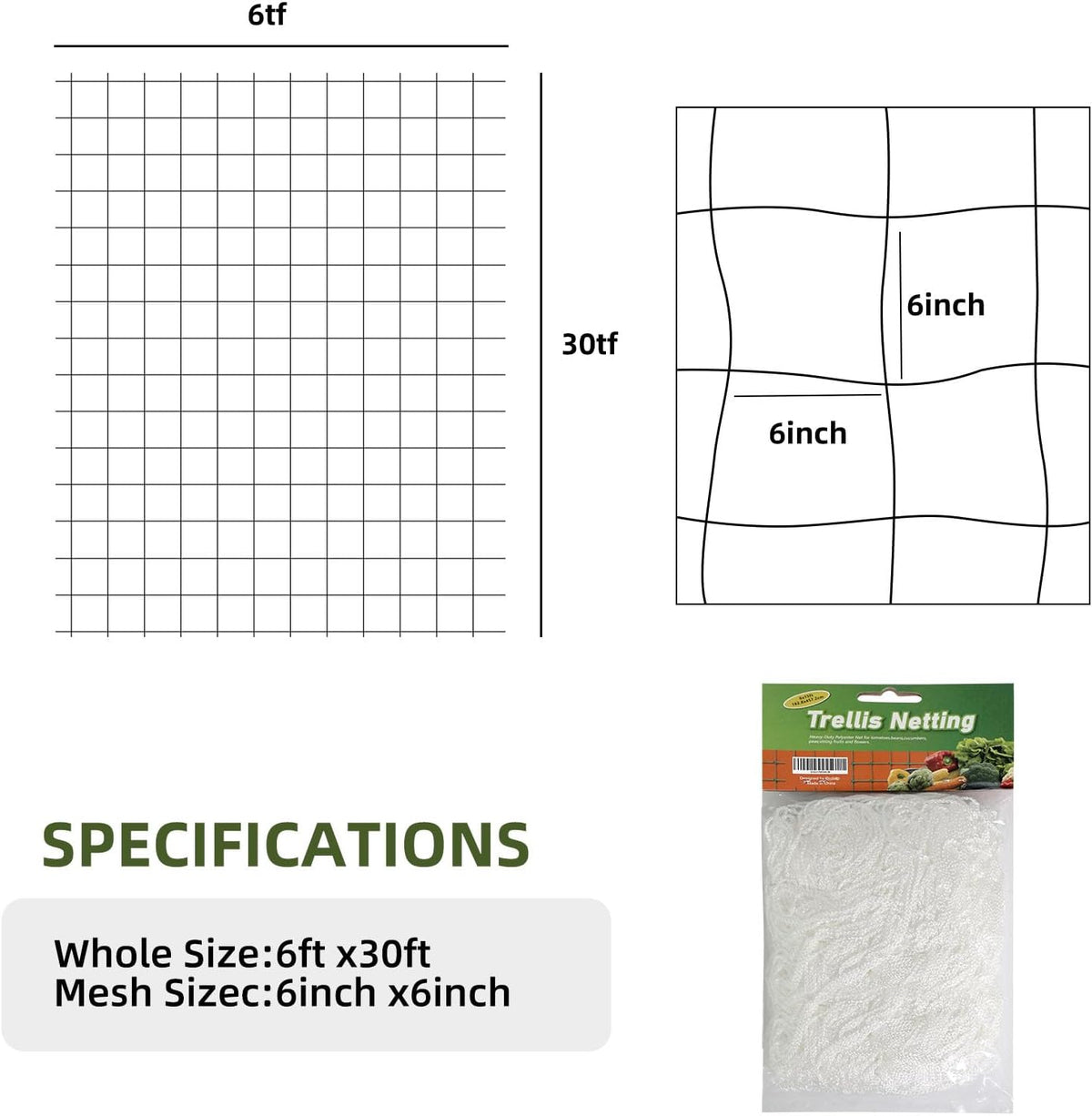 Garden Mesh Netting for Plants, 4 Pack Insect Bird Barrier Netting Mesh with Drawstring, 3.3x4.9 FT Garden Bug Netting Plant Cover for Protect Fruit Tree Vegetable Flowe