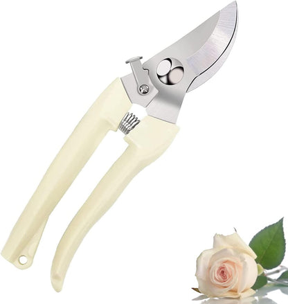 Flower Scissors Set, 2 Pack Premium Thickened Stainless Steel Floral Shears, Strong Pruner for Flowers, Branches and Leaves, Upgrade
