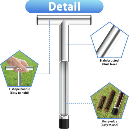 12 Inch Stainless Steel Soil Sampler Probe