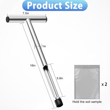 12 Inch Stainless Steel Soil Sampler Probe