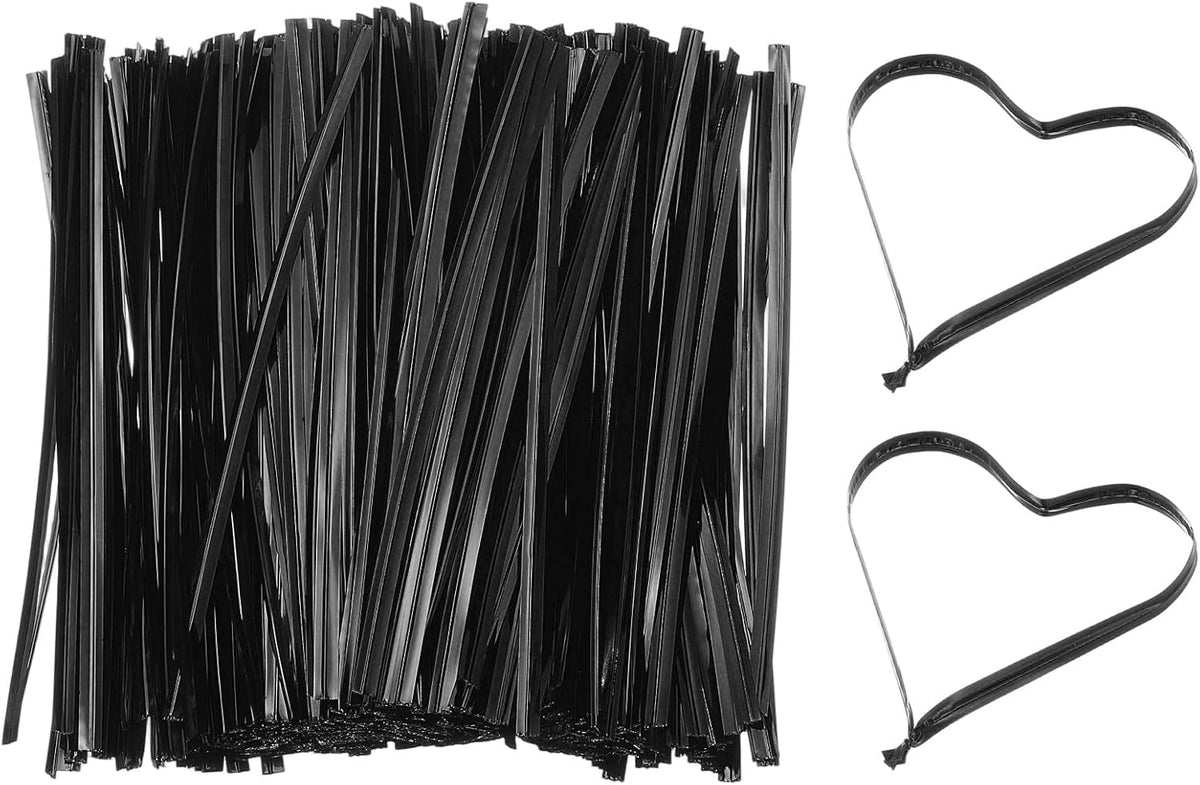 Bag Twist Ties 3 Inch, 800 Pcs Metallic Bread Ties for Treat Plastic Bags Gift Wrapping Candy Coffee Bag Plant Party Cake Favor, Silver
