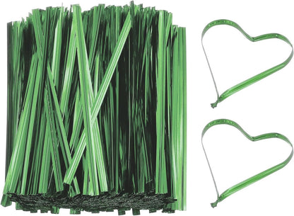 Bag Twist Ties 3 Inch, 800 Pcs Metallic Bread Ties for Treat Plastic Bags Gift Wrapping Candy Coffee Bag Plant Party Cake Favor, Silver
