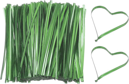 Bag Twist Ties 3 Inch, 800 Pcs Metallic Bread Ties for Treat Plastic Bags Gift Wrapping Candy Coffee Bag Plant Party Cake Favor, Silver