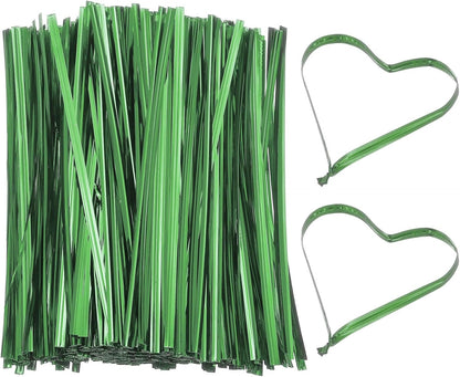 Bag Twist Ties 3 Inch, 800 Pcs Metallic Bread Ties for Treat Plastic Bags Gift Wrapping Candy Coffee Bag Plant Party Cake Favor, Silver