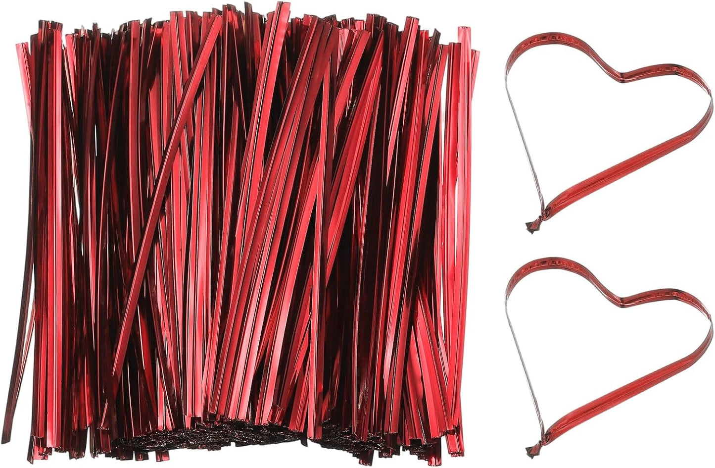 Bag Twist Ties 3 Inch, 800 Pcs Metallic Bread Ties for Treat Plastic Bags Gift Wrapping Candy Coffee Bag Plant Party Cake Favor, Silver