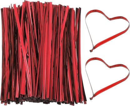 Bag Twist Ties 3 Inch, 800 Pcs Metallic Bread Ties for Treat Plastic Bags Gift Wrapping Candy Coffee Bag Plant Party Cake Favor, Silver