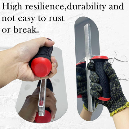 3 Pack Plaster Finishing Trowel Set, Paint Plastering Hand Tool