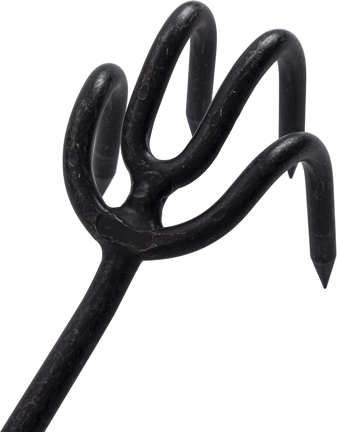Cultivator - Weed Remover Tool - Garden Rake and Weeding Tool for Yard Work - Stainless Steel Cultivator for Raking Soil (Ash/Mint)