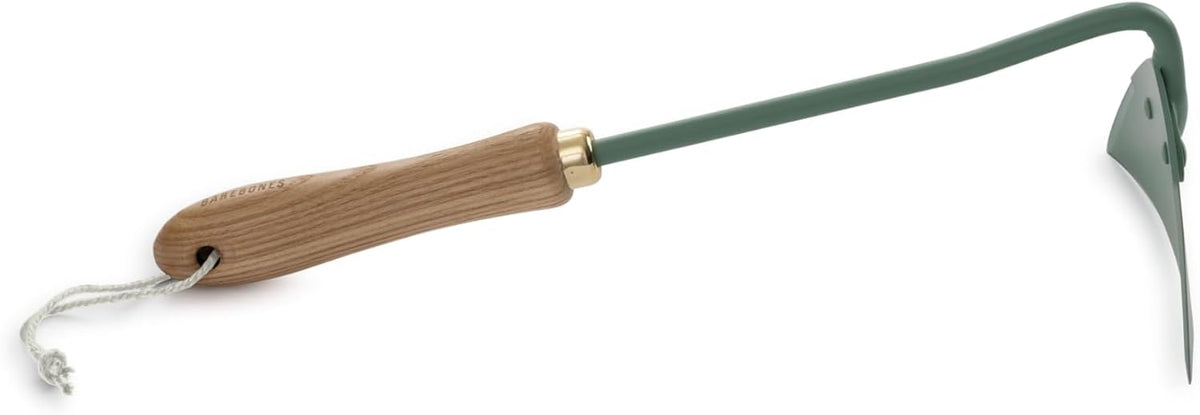 Cultivator - Weed Remover Tool - Garden Rake and Weeding Tool for Yard Work - Stainless Steel Cultivator for Raking Soil (Ash/Mint)