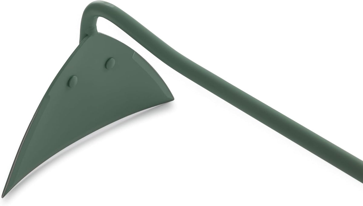 Cultivator - Weed Remover Tool - Garden Rake and Weeding Tool for Yard Work - Stainless Steel Cultivator for Raking Soil (Ash/Mint)