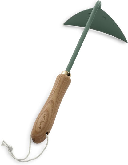 Cultivator - Weed Remover Tool - Garden Rake and Weeding Tool for Yard Work - Stainless Steel Cultivator for Raking Soil (Ash/Mint)