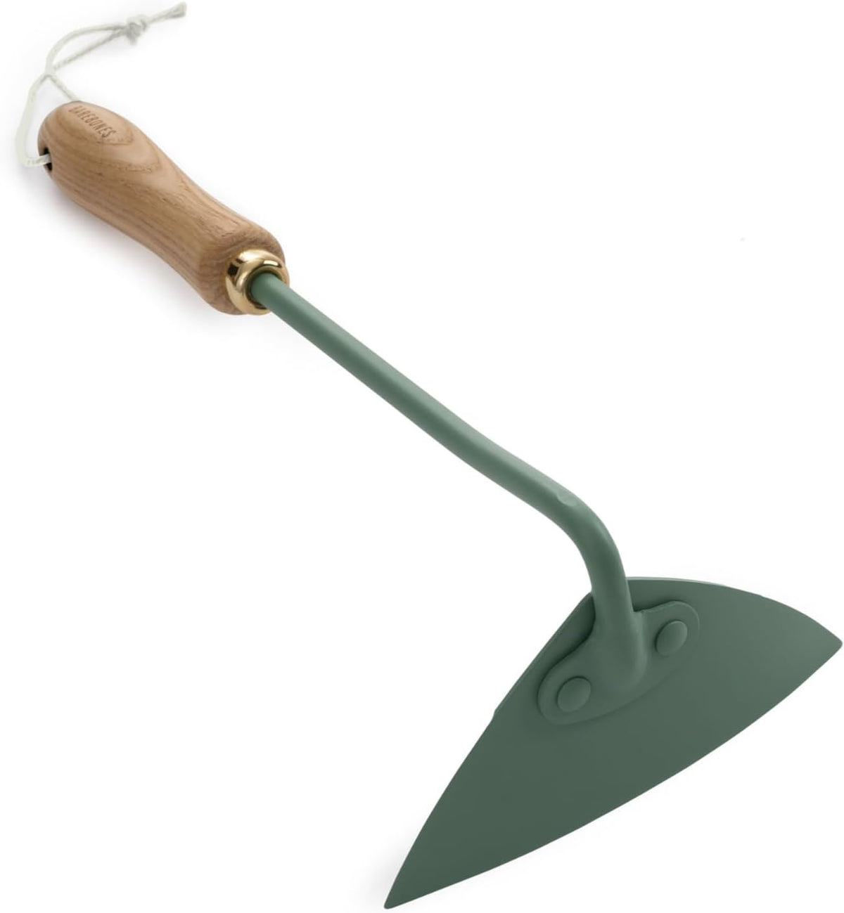 Cultivator - Weed Remover Tool - Garden Rake and Weeding Tool for Yard Work - Stainless Steel Cultivator for Raking Soil (Ash/Mint)