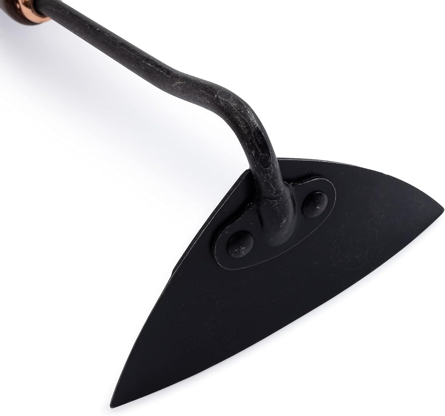 Cultivator - Weed Remover Tool - Garden Rake and Weeding Tool for Yard Work - Stainless Steel Cultivator for Raking Soil (Ash/Mint)