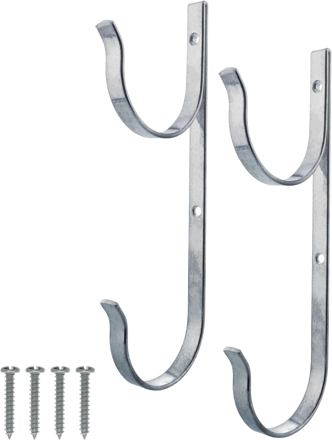Pool Pole Hanger - 2 Plastic Pool Hooks for Poles, Holder