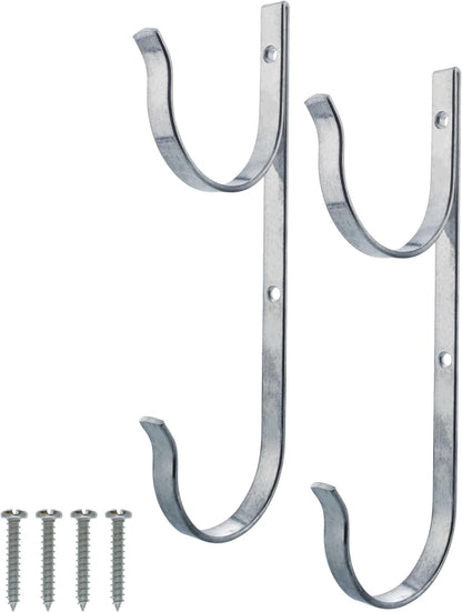 Pool Pole Hanger - 2 Plastic Pool Hooks for Poles, Holder