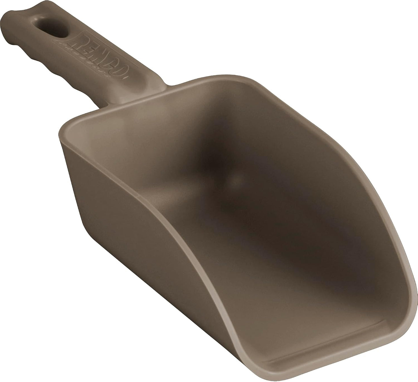Vikan 630066 Color-Coded Plastic Hand Scoop - BPA-Free Food-Safe Kitchen Utensils, Restaurant and Food Service Supplies, 16 oz, Brown