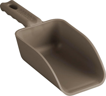 Vikan 630066 Color-Coded Plastic Hand Scoop - BPA-Free Food-Safe Kitchen Utensils, Restaurant and Food Service Supplies, 16 oz, Brown