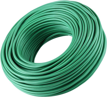 Green Soft Twist Tie Plant Tie Flexible TPR Garden Supply, for Tomatoes Roses Vines Organizing(16.4 feet/ 5 Meters)…, 16 feet