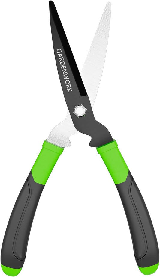 Hedge Clippers Shears with Teflon Coated&Carbon Steel Blades