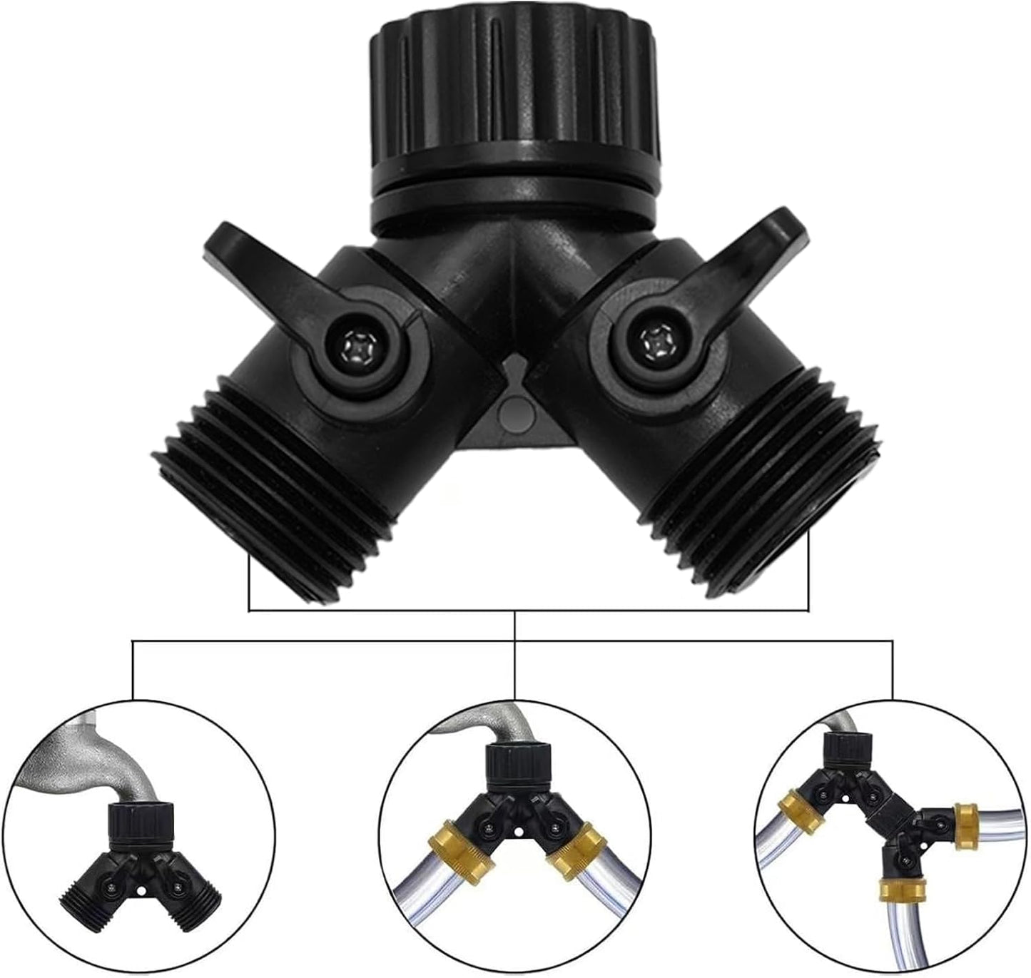1/2" Soaker Hose Fittings Repair Kit-Repair Connector Couplings Set