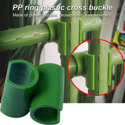 Adjustable Plant Trellis Connector Clip Plastic Plant Connector Stakes