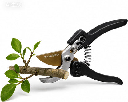 2Pcs Garden Shears Set, High Carbon Steel Pruning Loppers