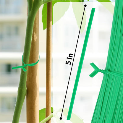 300 pcs 8" Twist Ties, Reusable Coated Wire Plant Ties, Ideal for Sealing Plastic Bags, Bread Bags, Organizing Cords, Gardening Activities