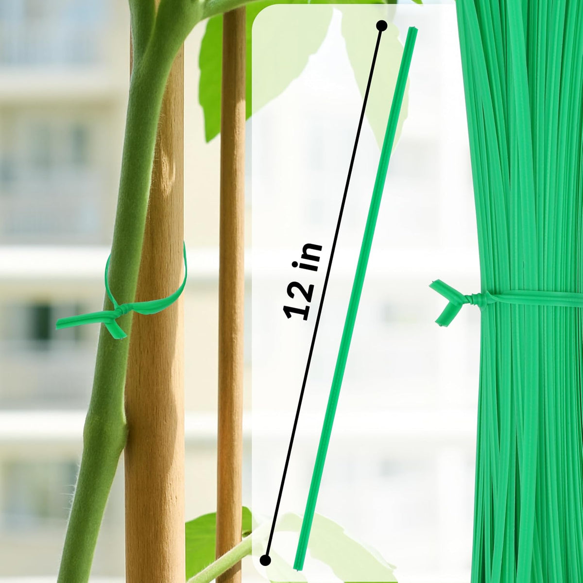 300 pcs 8" Twist Ties, Reusable Coated Wire Plant Ties, Ideal for Sealing Plastic Bags, Bread Bags, Organizing Cords, Gardening Activities