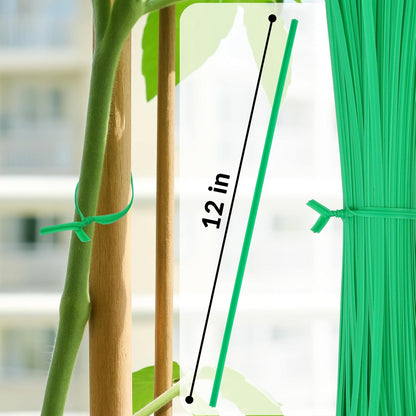 300 pcs 8" Twist Ties, Reusable Coated Wire Plant Ties, Ideal for Sealing Plastic Bags, Bread Bags, Organizing Cords, Gardening Activities