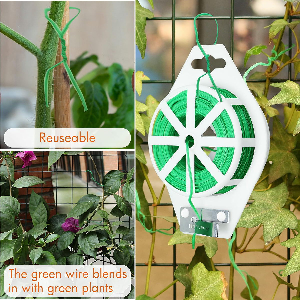 300 pcs 8" Twist Ties, Reusable Coated Wire Plant Ties, Ideal for Sealing Plastic Bags, Bread Bags, Organizing Cords, Gardening Activities