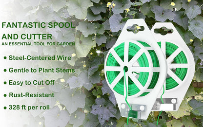 300 pcs 8" Twist Ties, Reusable Coated Wire Plant Ties, Ideal for Sealing Plastic Bags, Bread Bags, Organizing Cords, Gardening Activities