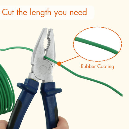 300 pcs 8" Twist Ties, Reusable Coated Wire Plant Ties, Ideal for Sealing Plastic Bags, Bread Bags, Organizing Cords, Gardening Activities