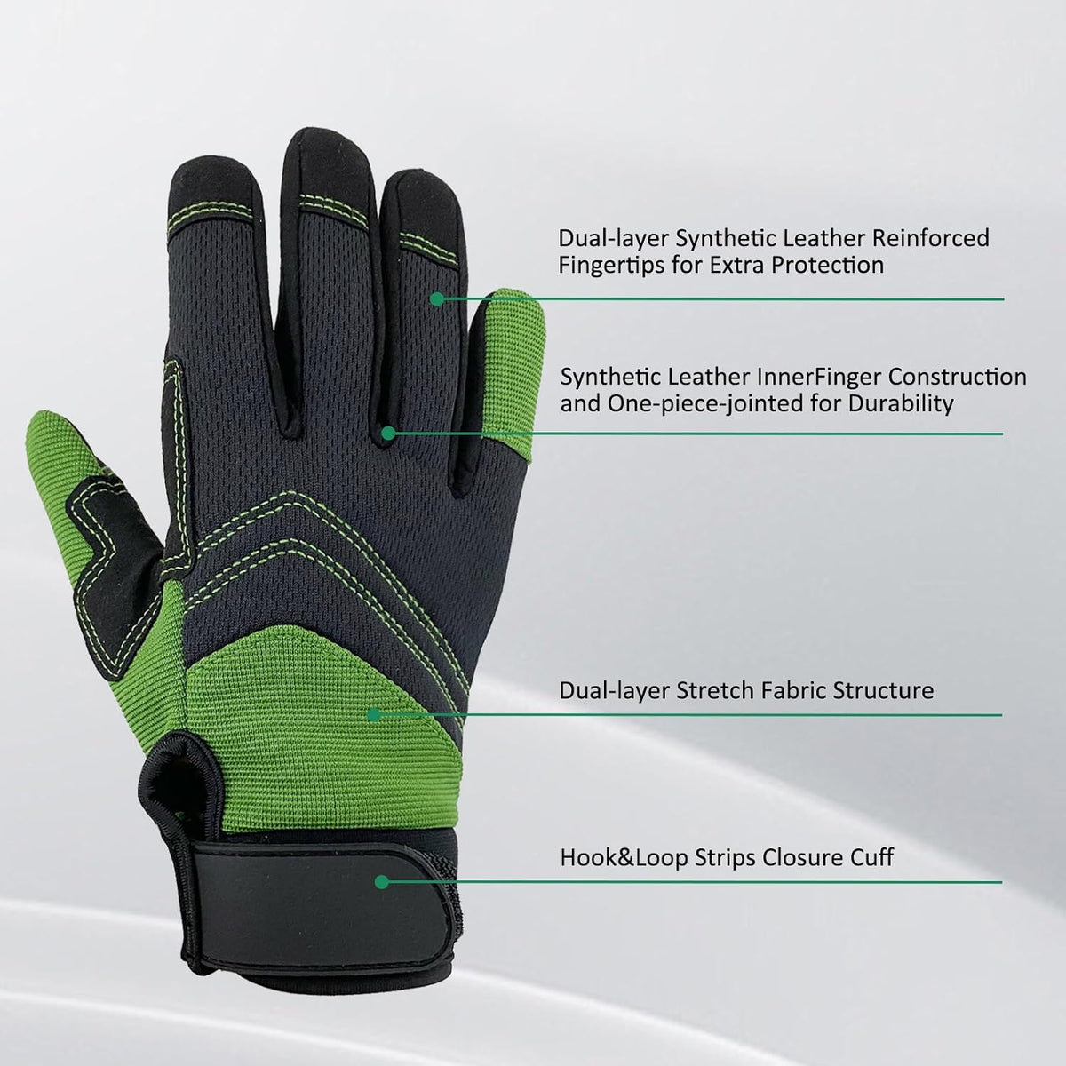 Cowhide Leather Thorn Proof & Puncture Resistant Gardening Gloves for Women and Men, Touchscreen Compatible Working Gloves for Weeding, Digging, Planting, Gardening Gifts for Women, Size Medium