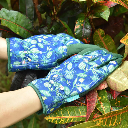 Cowhide Leather Thorn Proof & Puncture Resistant Gardening Gloves for Women and Men, Touchscreen Compatible Working Gloves for Weeding, Digging, Planting, Gardening Gifts for Women, Size Medium