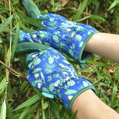 Cowhide Leather Thorn Proof & Puncture Resistant Gardening Gloves for Women and Men, Touchscreen Compatible Working Gloves for Weeding, Digging, Planting, Gardening Gifts for Women, Size Medium