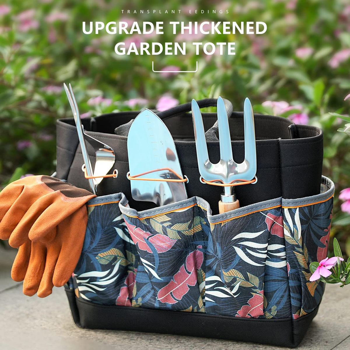 Heavy Duty Gardening Tools with Handbag, Gardening Gifts for Women