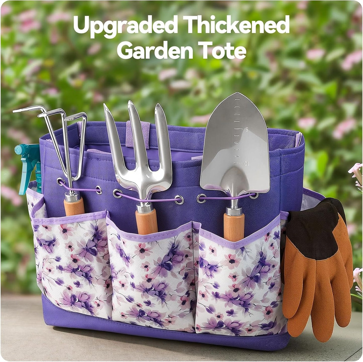 Heavy Duty Gardening Tools with Handbag, Gardening Gifts for Women
