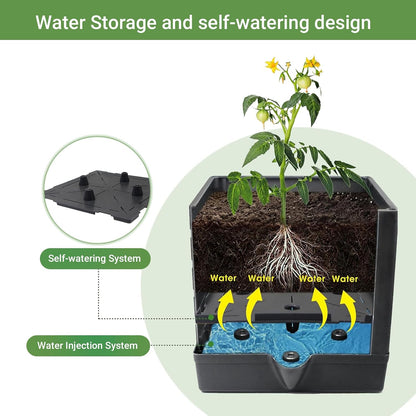 2 Pack Tomato Planter with Trellis 57 Inch Self Watering Pots Cage Boxes