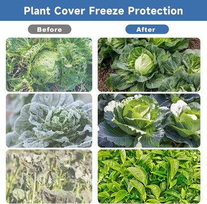 Plant Covers Freeze Protection,10 ft x 30 ft 1.1oz/yd² Thicker Floating Row Blanket Cover Fabric Plant Cloth for Winter Frost Snow and Garden Protection