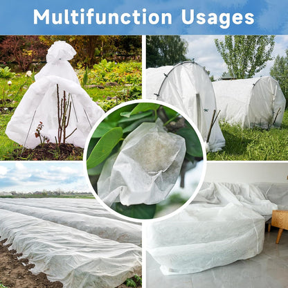 Plant Covers Freeze Protection,10 ft x 30 ft 1.1oz/yd² Thicker Floating Row Blanket Cover Fabric Plant Cloth for Winter Frost Snow and Garden Protection