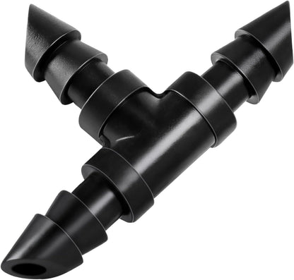 50 Pack 1/2 Inch Irrigation Tubing Hold Down Anchor Stakes, Heavy Duty Drip Tubing Stakes 1/2" Drip Irrigation Tubing Fittings for Lawn Raised Bed Greenhouse Plant Watering System