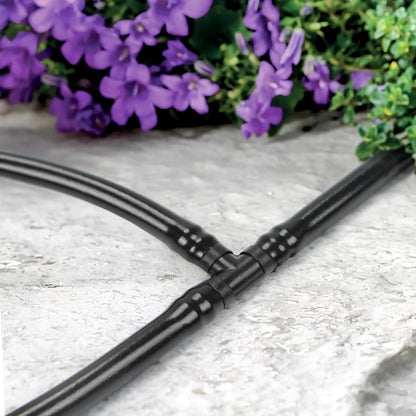 50 Pack 1/2 Inch Irrigation Tubing Hold Down Anchor Stakes, Heavy Duty Drip Tubing Stakes 1/2" Drip Irrigation Tubing Fittings for Lawn Raised Bed Greenhouse Plant Watering System