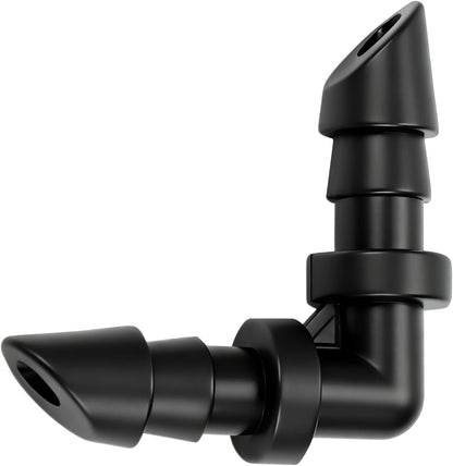 50 Pack 1/2 Inch Irrigation Tubing Hold Down Anchor Stakes, Heavy Duty Drip Tubing Stakes 1/2" Drip Irrigation Tubing Fittings for Lawn Raised Bed Greenhouse Plant Watering System